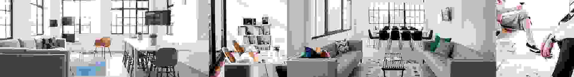 Office collage, wide